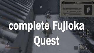 Sekiro  How to complete Fujioka the info broker quest Gourd Seed secret merchant [upl. by Nedrob]