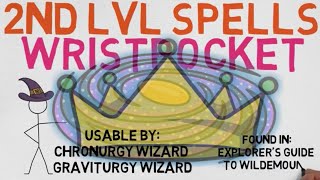 2nd Level Spell 78 Wristpocket DnD 5E Spell [upl. by Adley]