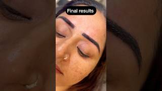 Microblading touchup shorts [upl. by Llerrod928]