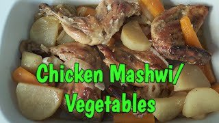 How to make Chicken Mashwi  Grilled Chicken with vegetables  Tasty and delicious chicken Grilled [upl. by Aivlys]