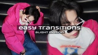 Easy Transition Tutorial  Alight Motion [upl. by Notwal]