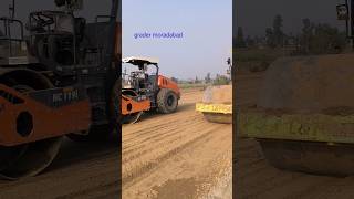 Compaction work youtubeshorts catequipment graderlover constructionequipment [upl. by Yokoyama]