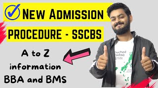 New SSCBS admission procedure  A to Z information  4 STEPS of admission in BBAFIA amp BMS  DU [upl. by Akimahc270]