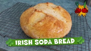 HOW TO MAKE TRADITIONAL IRISH SODA BREAD RECIPE  Happy St Patricks Day [upl. by Ronna]