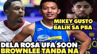 MAGNOLIA ROME DELA ROSA UFA SOON I BROWNLEE MATANDA NA I MIKEY WILLIAMS GUSTONG BUMALIK SA PBA [upl. by Butch974]