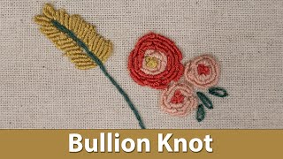 How to Sew a Bullion Knot [upl. by Dymoke]