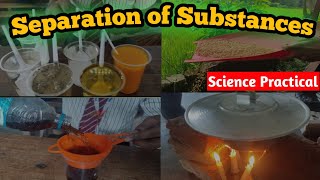 Separation of Substances  Class 6  Science Practical  Science Experiments [upl. by Ng]