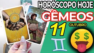 🤑OPORTUNIDADES DE OURO💰 GRANDE RIQUEZA💸 Gêmeos ♊ 11 Outubro 2024  Horoscopo do dia de hoje ♊ Tarot [upl. by Kenay]