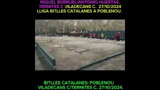 LLIGA BITLLES CATALANES POBLENOU 27102024 [upl. by Kenneth897]