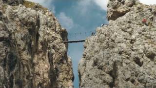 Pisciadu Klettersteig  Ferrata Dolomiten FullHD [upl. by Wenz995]