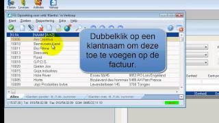 WinFakt video  Facturen maken basis [upl. by Gael]