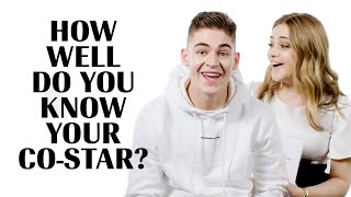 Josephine Langford and Hero FiennesTiffin Play How Well Do You Know Your CoStar  Marie Claire [upl. by Maressa]