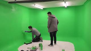 Building a Green Screen Cyclorama in Less than 1Minute [upl. by Sothena429]