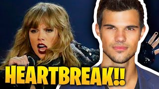 Taylor Lautner Is EXCITED for Taylor Swift amp Travis Kelce Exclusive [upl. by Lahtnero]