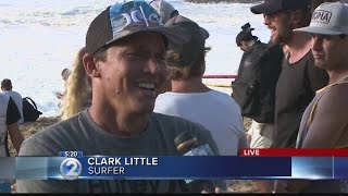 Clark Little on The Eddie and honoring his late brother Brock [upl. by Aicercul]