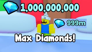 I Got 1 Billion Max Diamonds And This Happened In Pet Simulator 99 [upl. by Oiziruam]