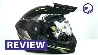 Scorpion ADX1 motorhelm review  MotorKledingCenter [upl. by Kcirrag462]