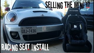 R56 Mini Cooper S  Fitting Racing Seat to fit infant seat [upl. by Mohammed227]