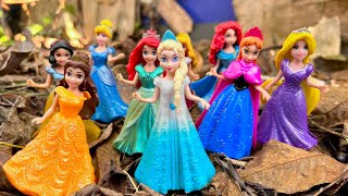 Elsa Doll Dress Transformation  DIY Miniature Ideas for Barbie Wig Dress Faceup and More [upl. by Massey]