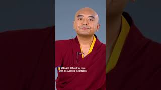 quotMeditate in the morning on your bedquot  Mingyur Rinpoche [upl. by Jahdol]