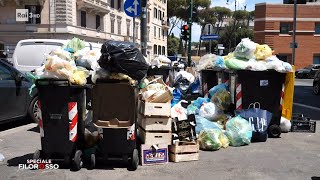 Caos rifiuti a Roma dalle periferie al centro  Filorosso 15072022 [upl. by Rance480]