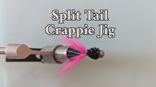 Hand Tied Split Tail Crappie Jig [upl. by Hambley]