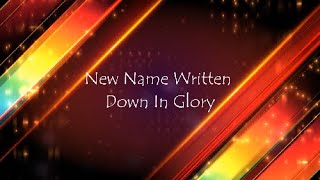 NEW NAME WRITTEN DOWN IN GLORY Charity Gayle ft David Gentiles LYRICS [upl. by Angil41]