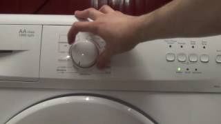 Beko WMA510 WM5100 Washing Machine  All programs and options [upl. by Nitreb]