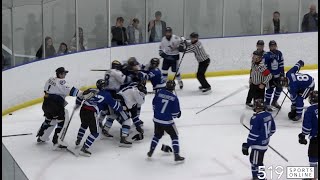 GOJHL  London Nationals vs Port Colborne Sailors [upl. by Hinkle343]