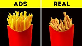 FOOD IN COMMERCIALS VS IN REAL LIFE [upl. by Sucramat]