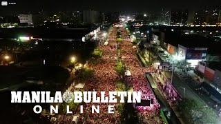 Situation in LeniKiko grand peoples rally in Macapagal Boulevard [upl. by Paule12]