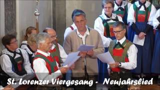 St Lorenzer Viergesang quotNeujahrsliedquot [upl. by Trenna287]