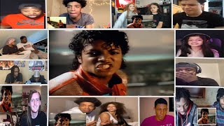 Michael Jackson  Beat it Official Video Reaction Mashup [upl. by Agata656]