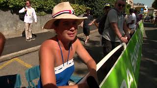 Tour de France  entre Aveyron et Aude sur la route de la 15e étape [upl. by Ramedlaw]