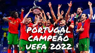 UEFA FUTSAL EURO 2022  PORTUGAL 4 X 2 RÚSSIA  FINAL [upl. by Euk143]