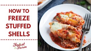 The Best Stuffed Shells for Freezing [upl. by Dace]