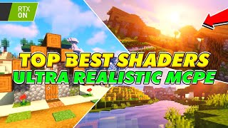 TOP 1 SHADERS REALISTIC MCPE 121 amp 120 Support Low And Mobile Device  minecraft shaders rtx [upl. by Oiziruam351]