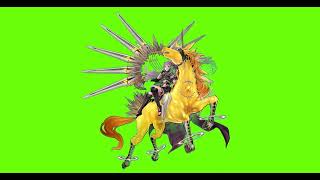 Knightmare Unicorn  Green Screen  Master Duel  Animation [upl. by Udale]