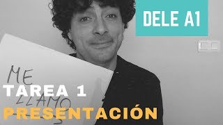 DELE A1Tarea 1Presentación personal [upl. by Anallij]