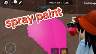 my first spray paint  roblox [upl. by Fatima]