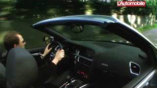 Audi A5 Cabriolet 30 TDI Quattro S tronic Ambition Luxe contre BMW 330d Cabriolet BVA6 Luxe [upl. by Aserat]