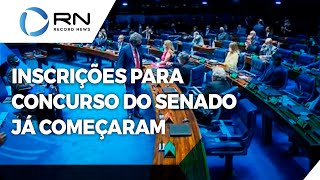 Inscrições para concursos do Senado já começaram [upl. by Cloris]