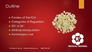 Overview of FDA 351 vs 361 Classifications on Biologics and HCTPs [upl. by Nalaf]