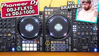 Pioneer DJ DDJFLX10 vs DDJ1000 comparison  Whats the difference TheRatcave [upl. by Nellak]