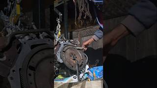 Ford 302 Flexplate Installation foxbody automobile shortvideo shorts mustang diy fordmustang [upl. by Abbott]