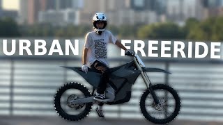 Urban Freeride on The World Most Powerful Dirt Bike  STARK VARG [upl. by Aokek]