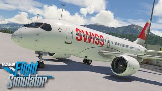 Virtualcol Airbus A220  First Look Review  MSFS [upl. by Arem]