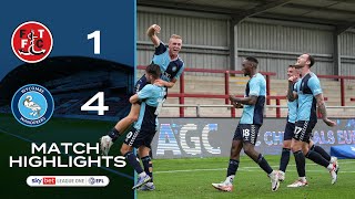 HIGHLIGHTS  Fleetwood 14 Wycombe [upl. by Phiona]