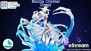 Emilia Crystal Dress Ver​ ShibuyaScrambleFigure 17 Scale​ Figure​ By​ Estream​ amp Alpha Satellite [upl. by Urion]