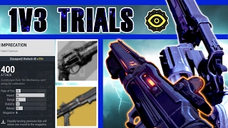 1v3 Trials IMPRECATION amp INVECTIVE vs Teabaggerthey dont ever learn with the bags  Destiny [upl. by Atnoed593]